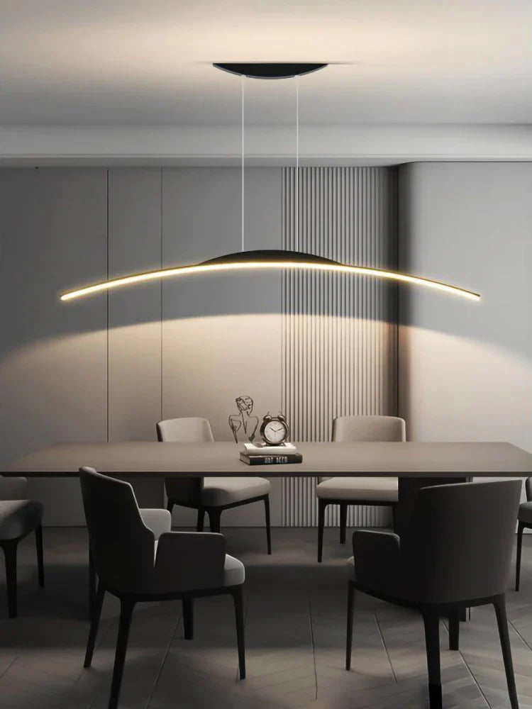 Afralia™ Minimalist Pendant Chandelier for Dining Kitchen Office LED Hanging Light