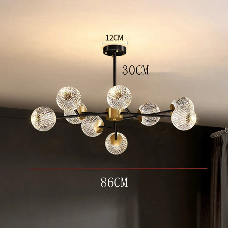 Nordic Home Decor Pendant Lamp Afralia™ Ceiling Chandelier for Living Room