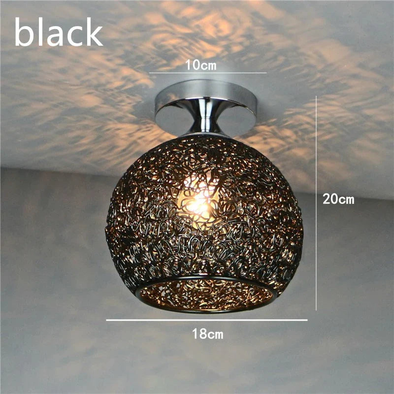 Afralia™ Metal Ball LED Ceiling Lights for Stylish Indoor Home Decor