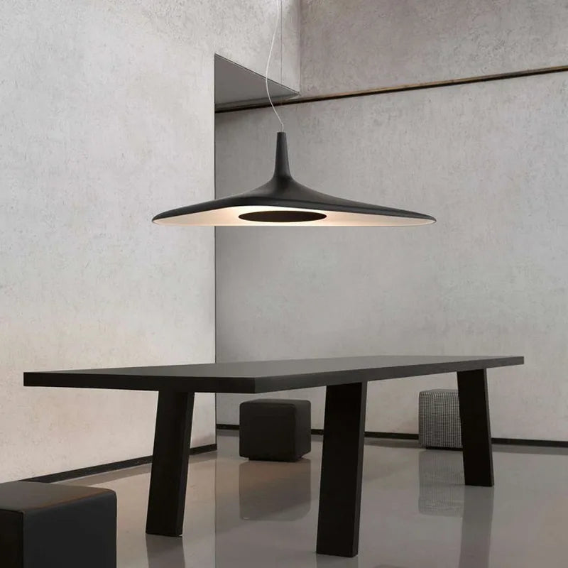 Afralia™ Post-modern Black/White Chandelier Pendant Lights for Restaurant, Bar, and Home