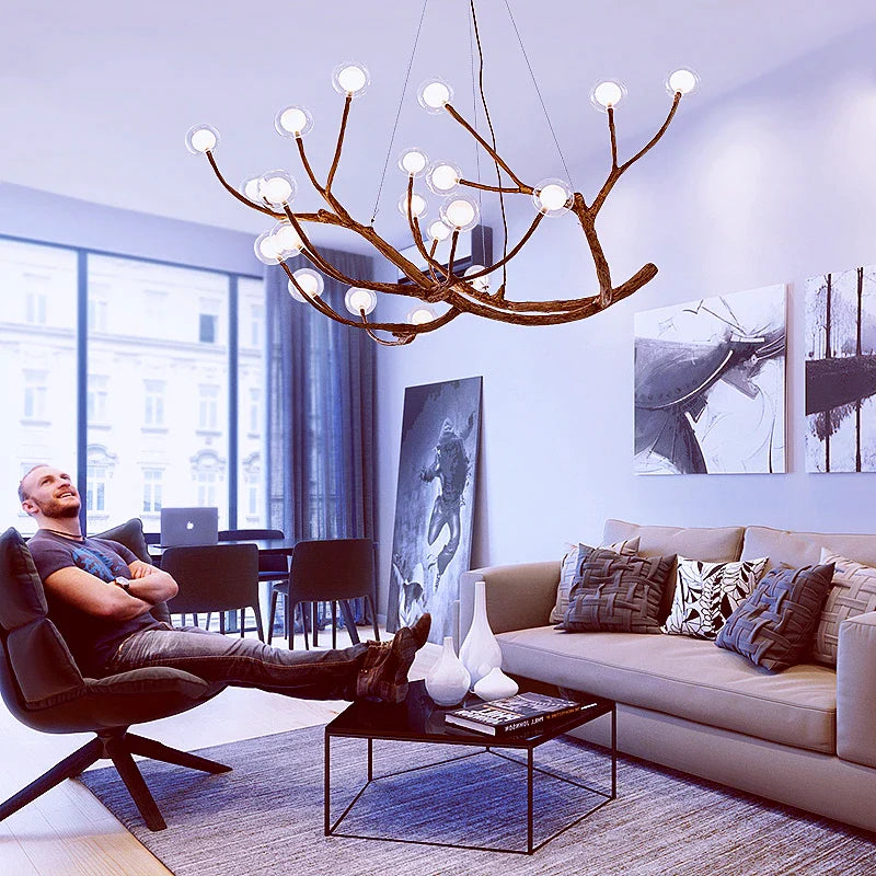 Afralia™ Glass Bubble LED Pendant Light for Stylish Home Decor and Lighting Fixtures