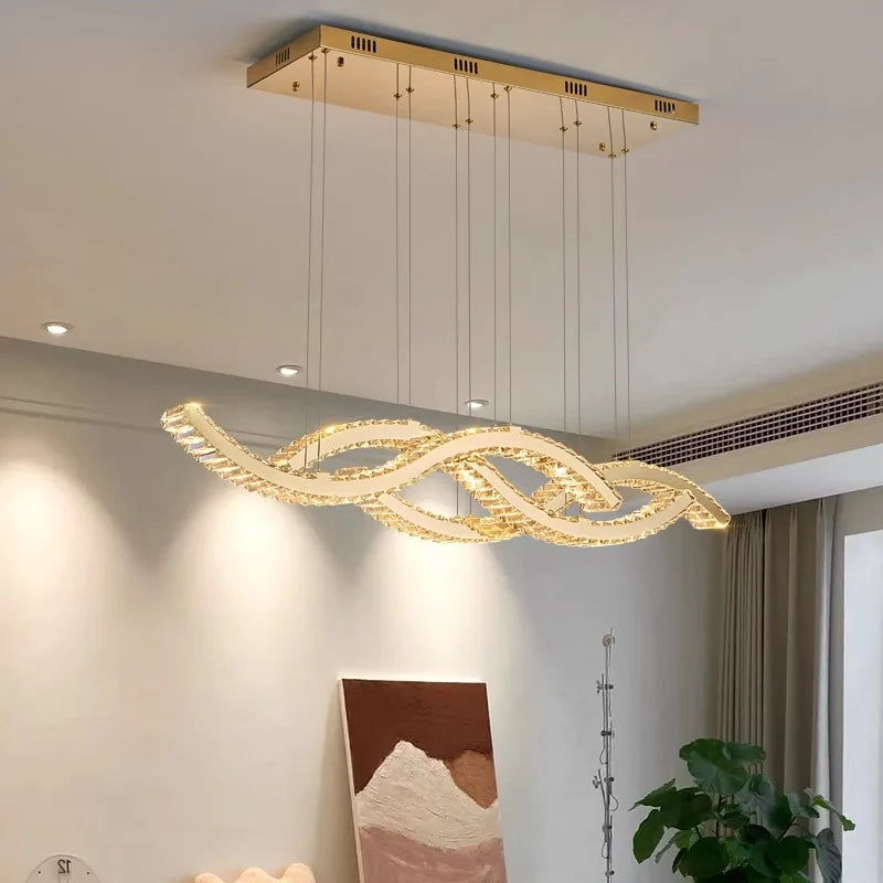 Afralia™ Modern Pendant Light Chandelier Indoor LED Ceiling Lamp