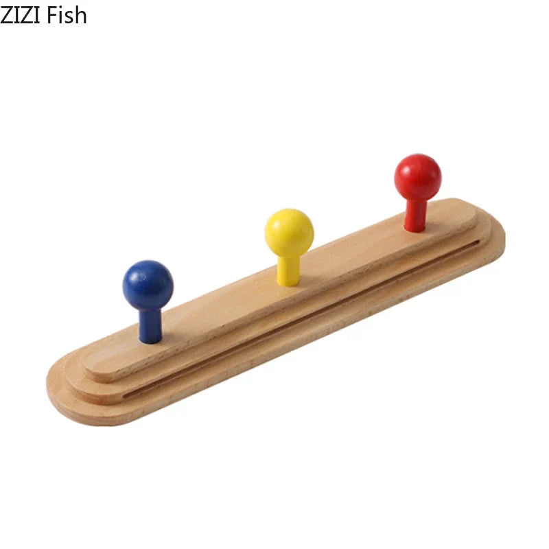 Afralia™ Solid Wood Wall-mounted Clothing Hat Hook with Multiple Hooks