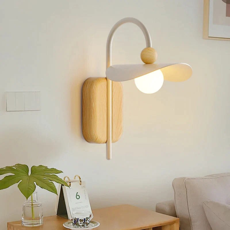 Afralia™ Nordic Wood Wall Sconce LED Lamp for Living Room, Office, Restaurant - G9 Fixture