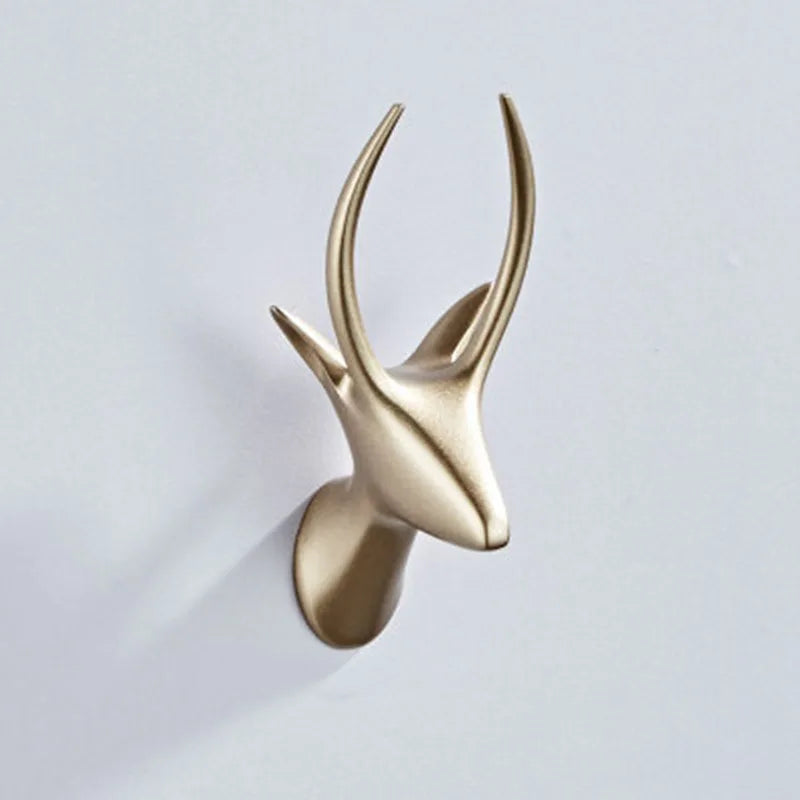 Afralia™ Brass Robe Hooks Towel Holder Wall Mount Coat Hat Bag Hanger