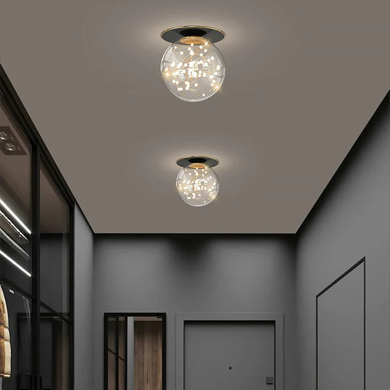 Afralia™ Nordic LED Ceiling Lamp for Home Decor with Indoor Lighting Brilliance