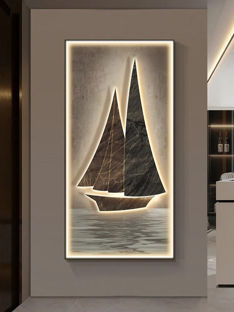 Afralia™ LED Wall Lamp for Modern Creative Wall Decoration in Bedroom, Living Room & Study