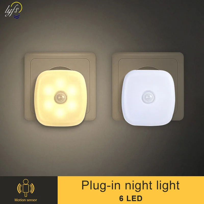 Afralia™ Motion Sensor Night Light for Room Corridor Closet Home - Wireless LED Night Lamp