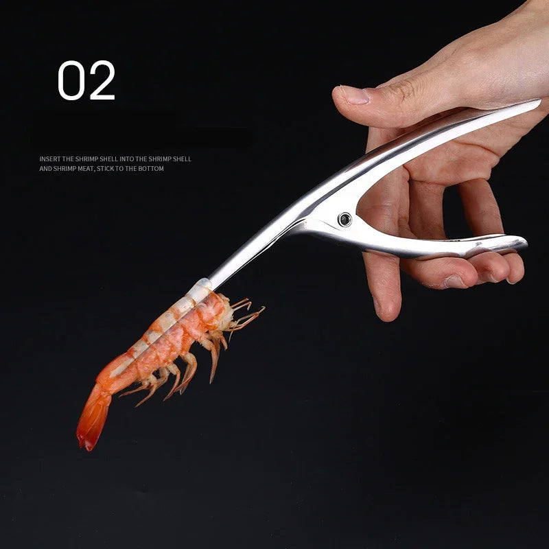 Afralia™ Shrimp Stripper Cutter Peeler Cleaning Peeling Seafood Kitchen Tool