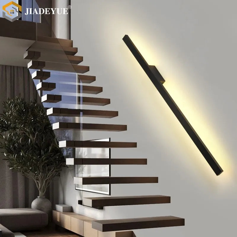 Afralia™ LED Long Wall Lamp for Modern Living Room, Dining, Corridor, Bedroom - Simple Decor