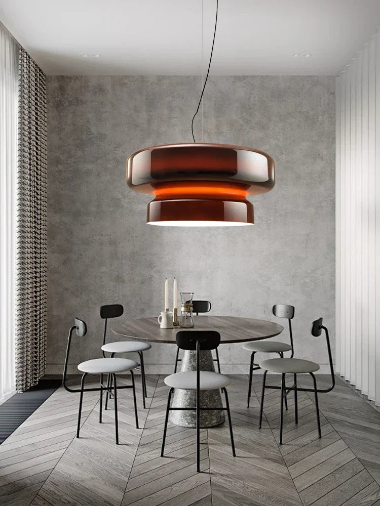 Afralia™ Large Glass Pendant Light Dining Table Kitchen Island Lamp