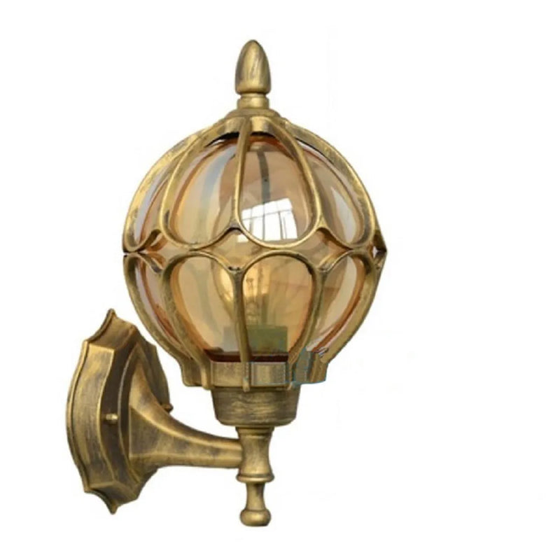 Afralia™ Farmhouse Barn Light Outdoor Wall Lamp with Globe Glass Shade