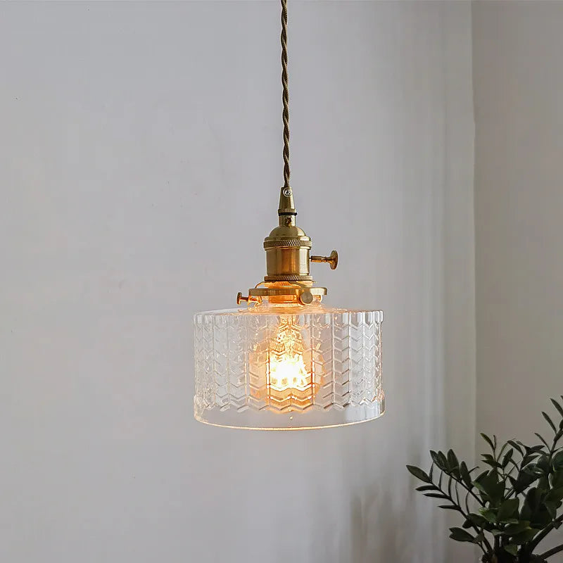 Afralia™ Green Glass LED Pendant Lamp for Modern Home Decor and Lighting Fixtures