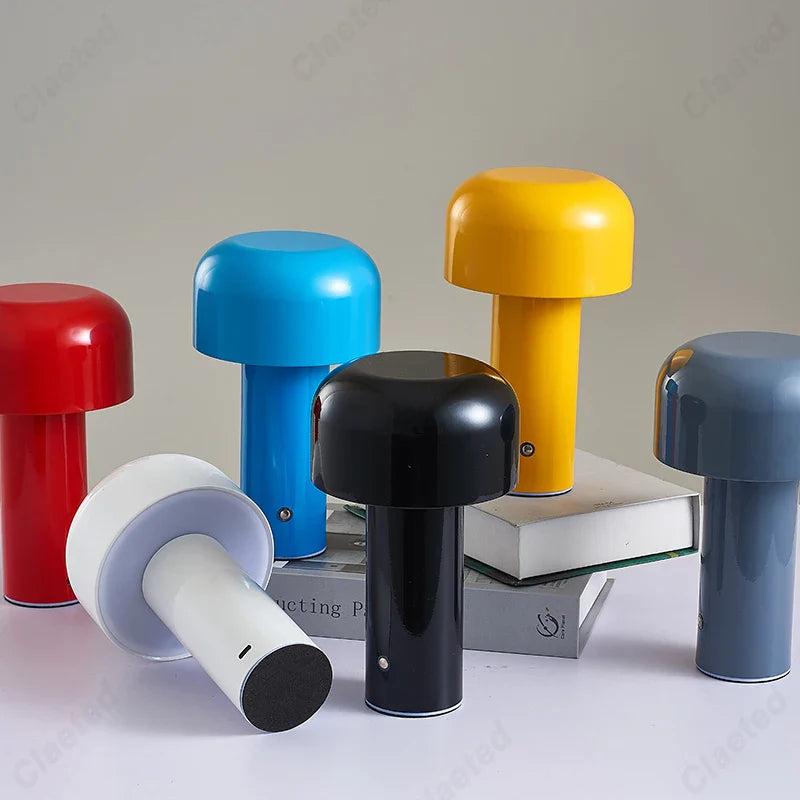 Afralia™ Touch Rechargeable Mushroom Table Lamp Night Light