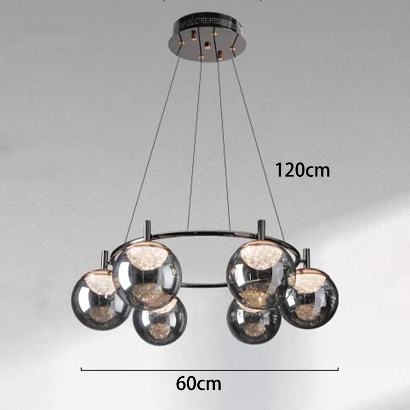 Afralia™ LED Pendant Light Chandeliers for Modern Home Decor and Indoor Lighting