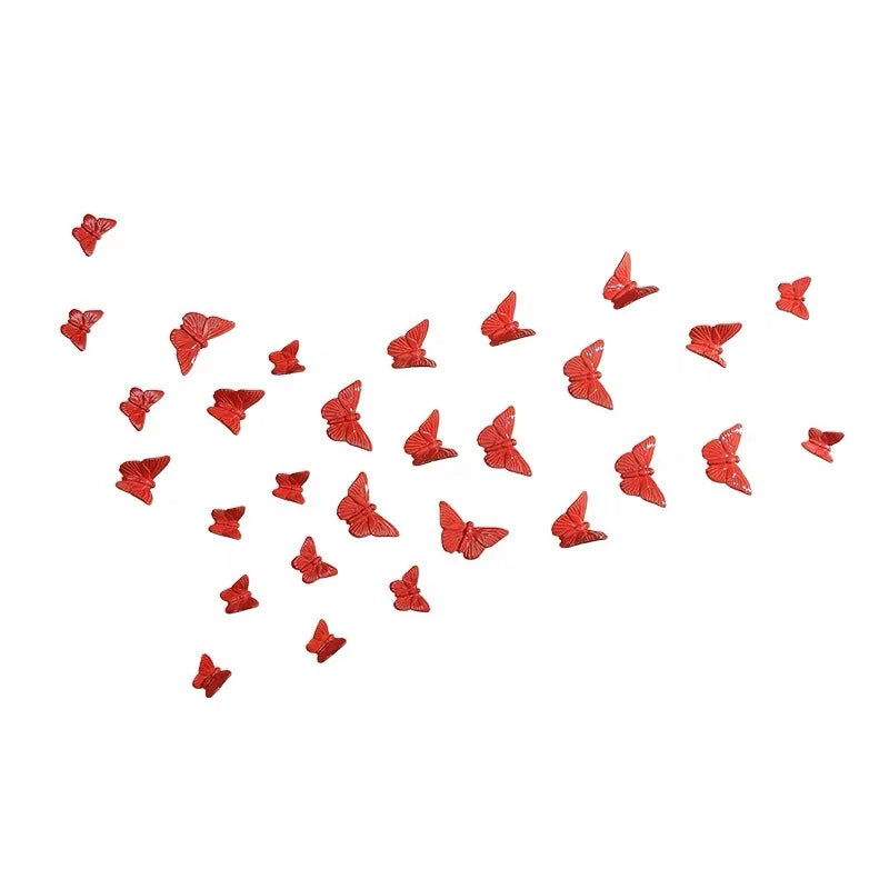 Afralia™ Ceramic Butterfly Wall Decor - 3D Papilionid Aesthetic Hanging Art