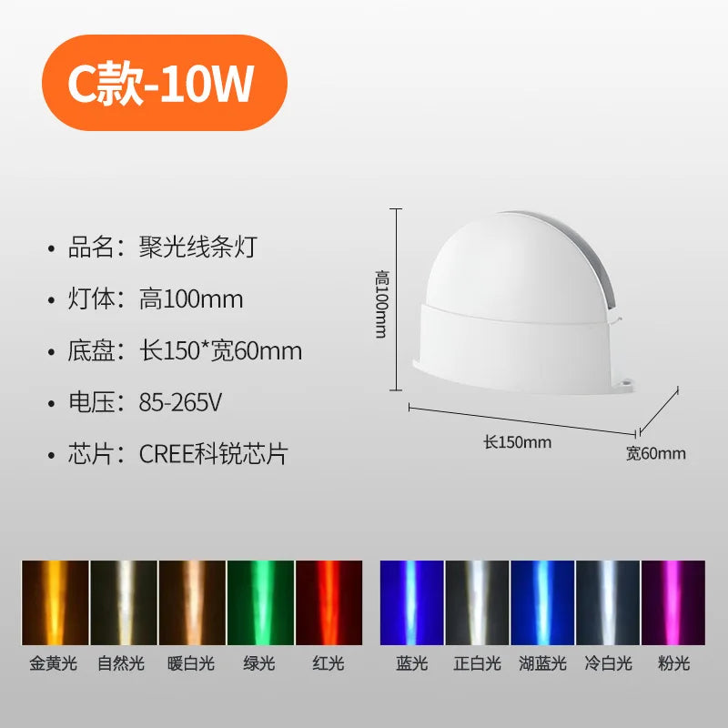 Afralia™ 10W LED Spotlight for Hotel KTV Corridors and Door Frames