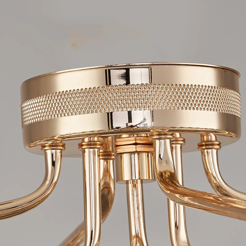 Afralia™ Crystal Luxury Chandelier for Living Room, Bedroom, Dining Room - Elegant European Style Lighting