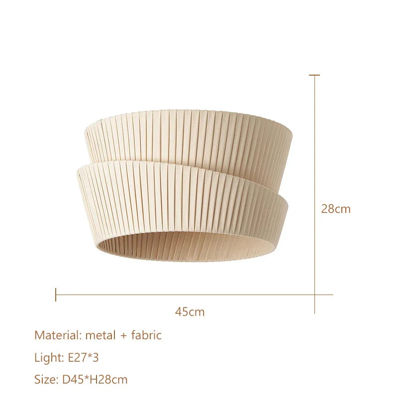 Afralia™ Cream LED Ceiling Chandelier for Living Room Dining Bedroom