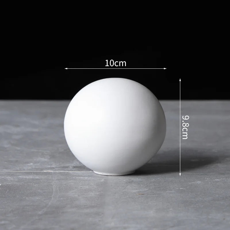 Afralia™ Twisted Pipeline Ceramic Sculpture Desk Decoration Statement Piece