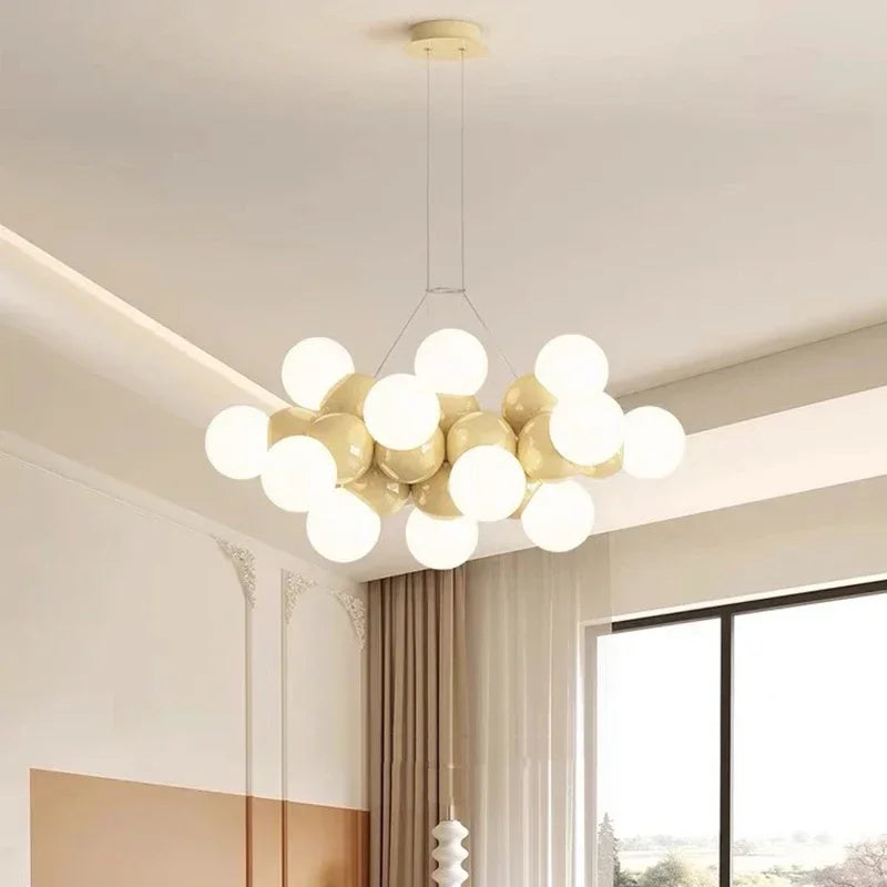Afralia™ Elegant Chandelier Dining Room Pendant Light Fixture Ceiling Lamps