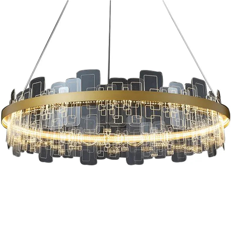 Afralia™ Modern Nordic LED Chandelier Pendant Light for Dining & Living Room