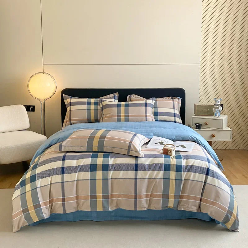 Afralia™ Pastoral Printed Cotton Bedding Sets for Comfortable Sleep