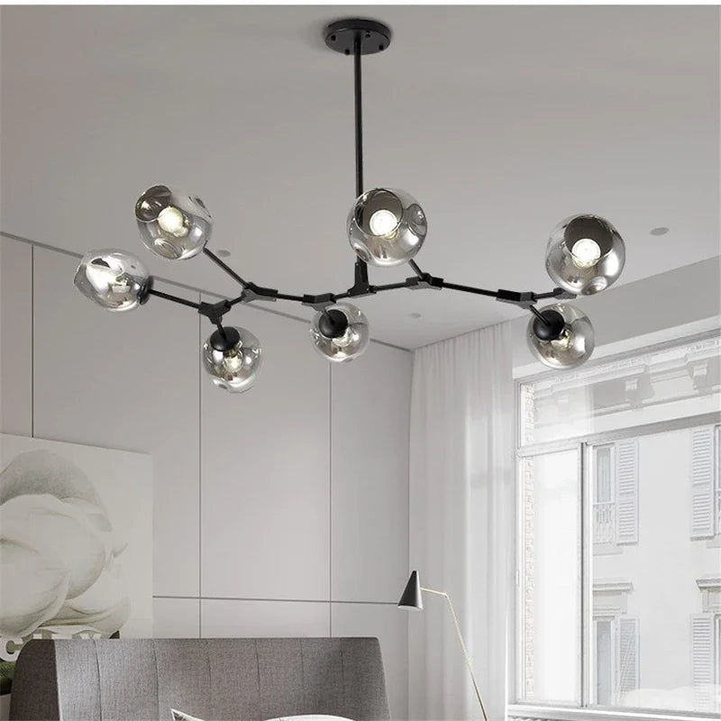 Afralia™ Nordic Modern LED Pendant Lights for Living Room Bedroom Kitchen