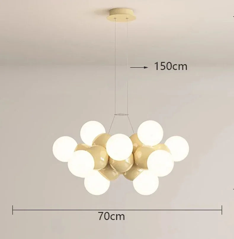 Afralia™ Elegant Chandelier Dining Room Pendant Light Fixture Ceiling Lamps