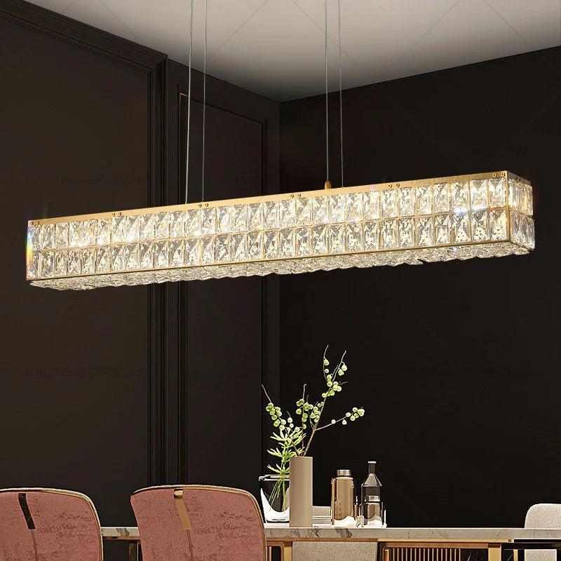 Afralia™ Crystal Chandelier: Modern Luxury Lighting for Living Room, Restaurant, and Villa