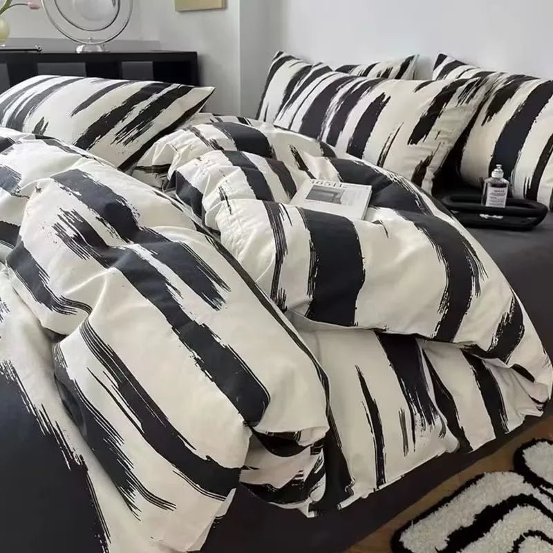 Afralia™ Tie Dye Print Quilt Cover: Super Soft Summer Comforter for Naked Sleeping