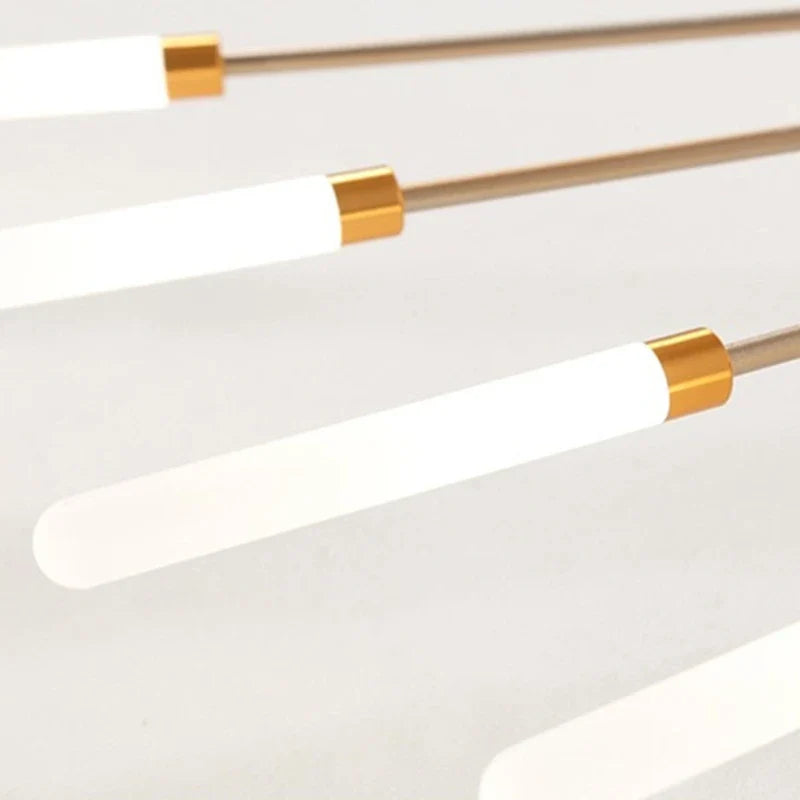 Afralia™ Modern Designer Fireworks LED Chandelier for Living Room Dining - Home Decor Lighting