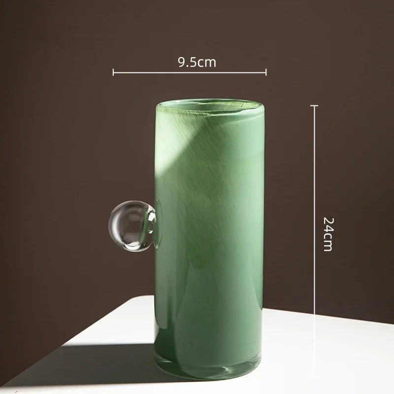 Afralia™ Glass Vase Geometric Sphere Fruit Bowl Storage Container for Flowers and Accessories