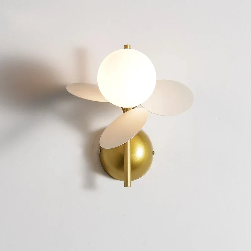 Afralia™ Nordic Glass Ball Sconce G9 Light for Elegant Living Room & Bedroom Decor