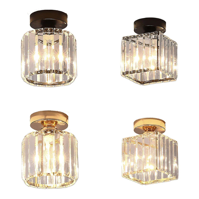 Afralia™ Crystal Mini Ceiling Lights for Elegant Living Spaces