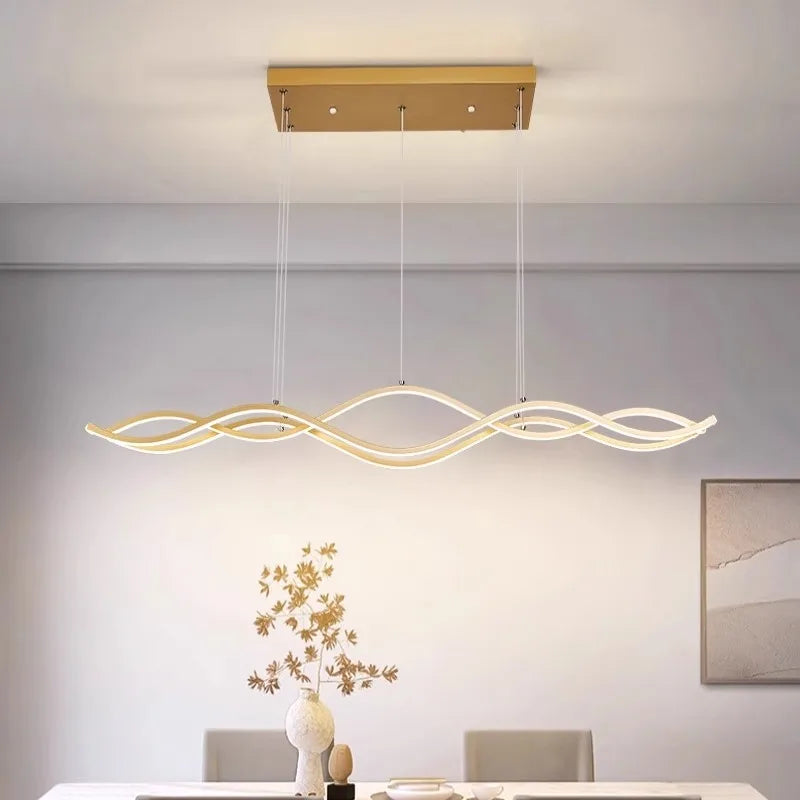 Afralia™ Modern LED Pendant Light Chandeliers for Living Room and Dining Room