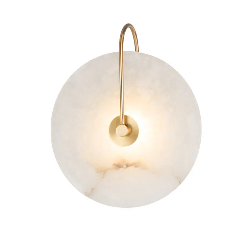 Afralia™ Modern Nordic LED Wall Lamp for Living Bedroom, Decor, Minimalist Round Lights