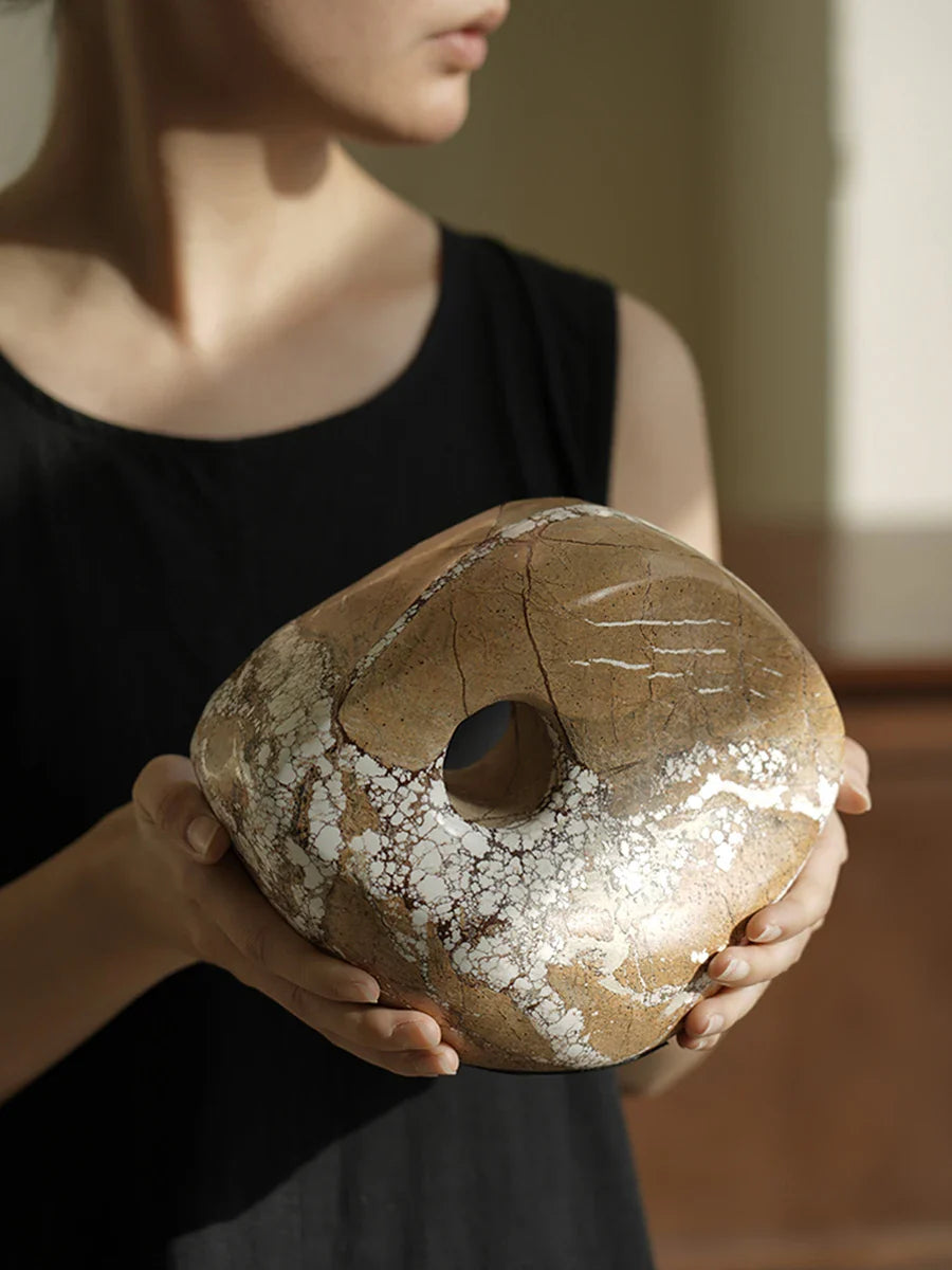 Afralia™ Marble Ornaments: Modern Sculpture Decoration for Living Room, Bedroom, Office