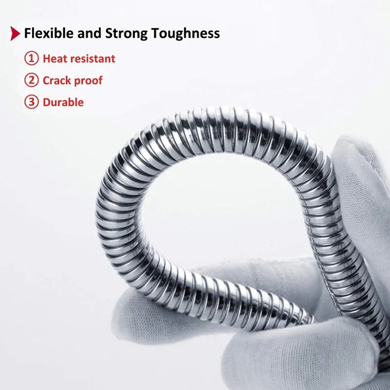 Afralia™ Flexible High Density Shower Hose for Bathroom, 1.5m to 3m Lengths