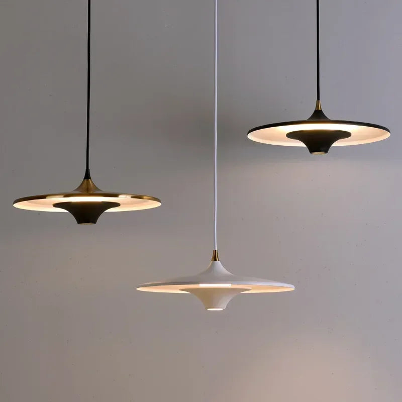 Afralia™ UFO Chandelier: Nordic Dining Table LED Light Fixture