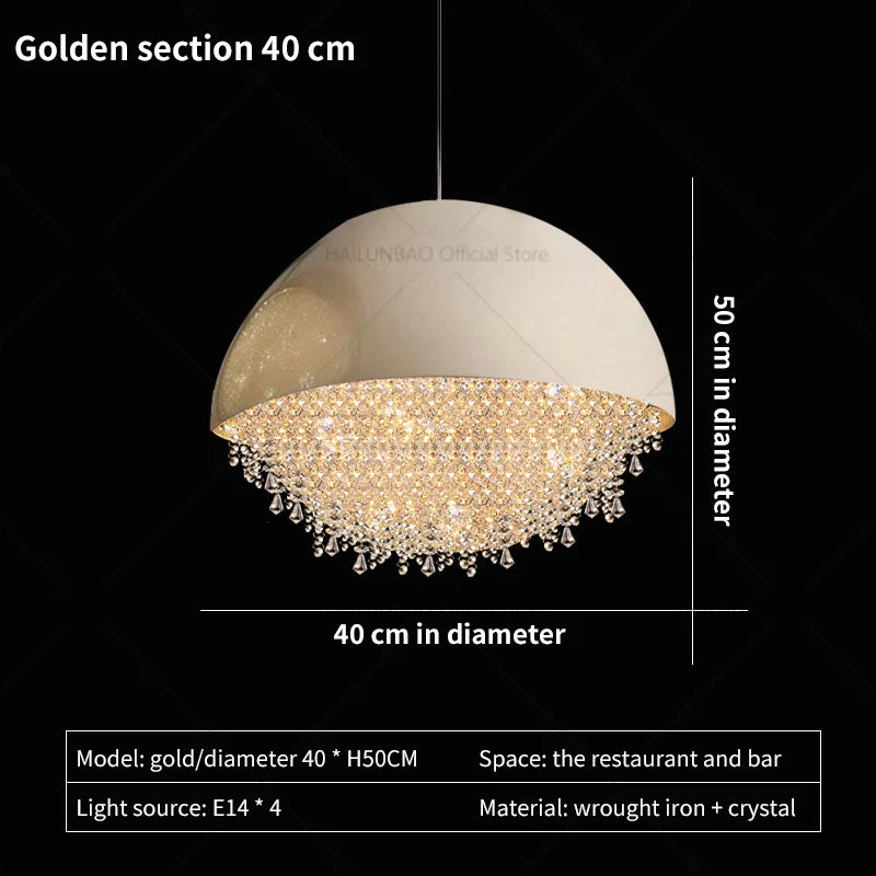 Afralia™ Crystal Chandelier: Nordic Luxury Lighting for Living Room, Bedroom, and Dining Area