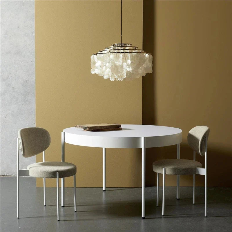 Afralia™ Modern Conch Chandelier: Nordic Seashell LED Lighting Fixture