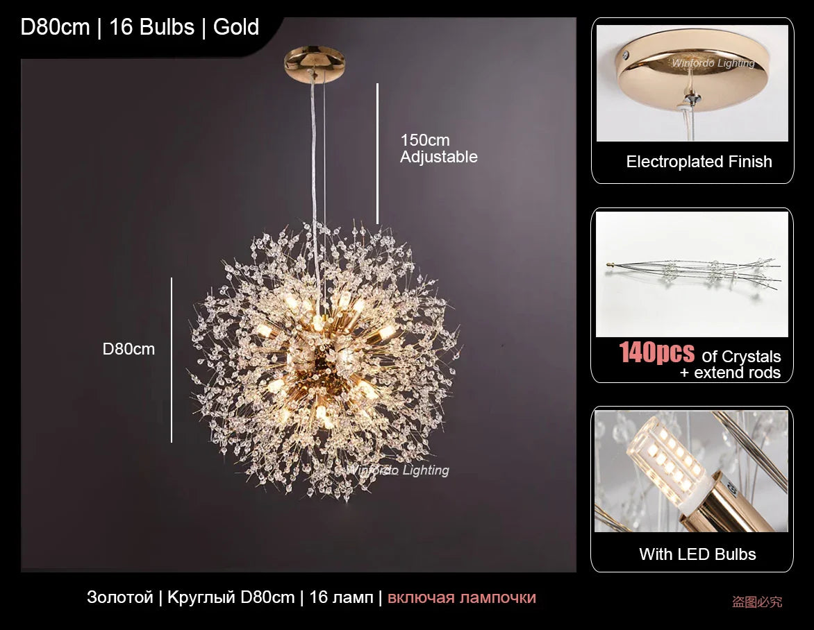 Afralia™ Rectangle Crystal Chandelier - Mid-century Art Deco Long Hanging Lamp