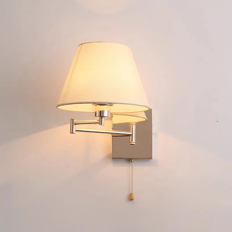 Afralia™ Adjustable Rocker Arm Wall Lamp for Living Room, Bedroom & Study