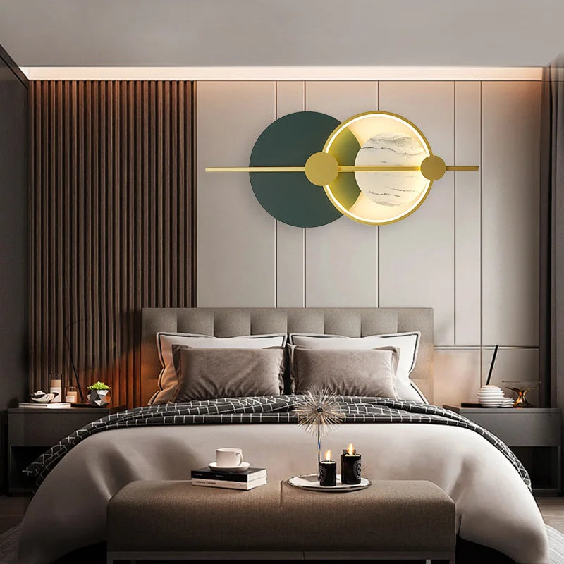 Afralia™ Nordic Luxury LED Wall Lamp for Modern Living Room & Bedroom Lighting