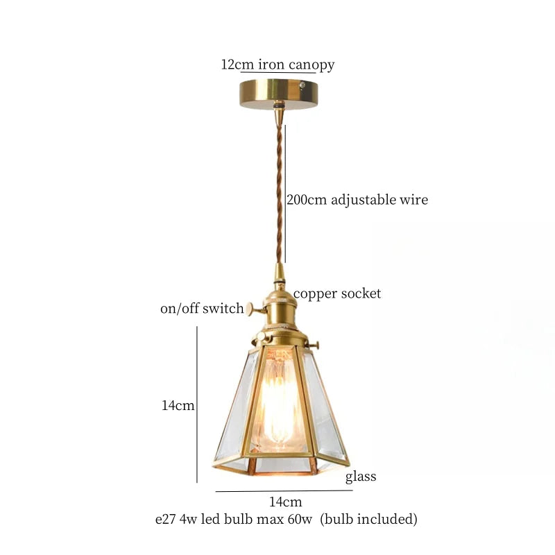 Afralia™ White Ceramic LED Pendant Lamps with Vintage Brass Finish