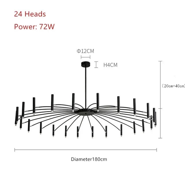 Afralia™ Art Pendant Chandelier - Nordic LED Indoor Lighting Fixture