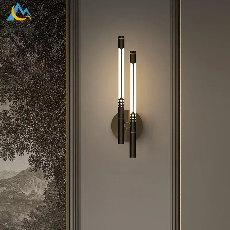 Afralia™ LED Cylinder Wall Lamp for Home Decor and Bright Lighting