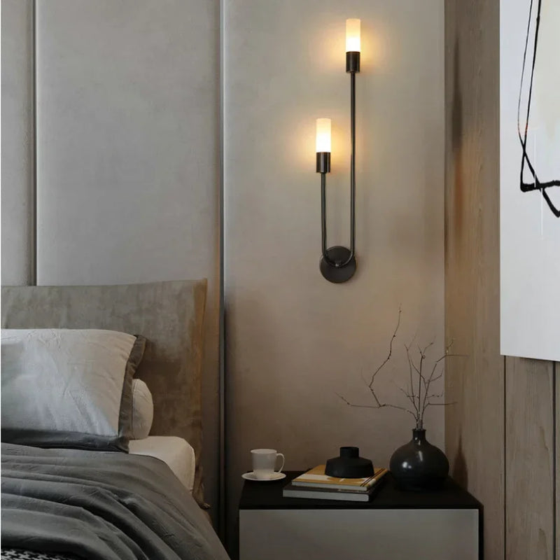 Afralia™ Modern LED Wall Sconce: Bedroom Living Room Hallway Lighting Fixture