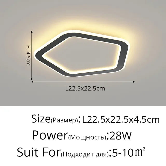 Afralia™ Luxury Nordic Ceiling Lights: Modern Minimalist, Creative Bedroom & Entryway Lighting